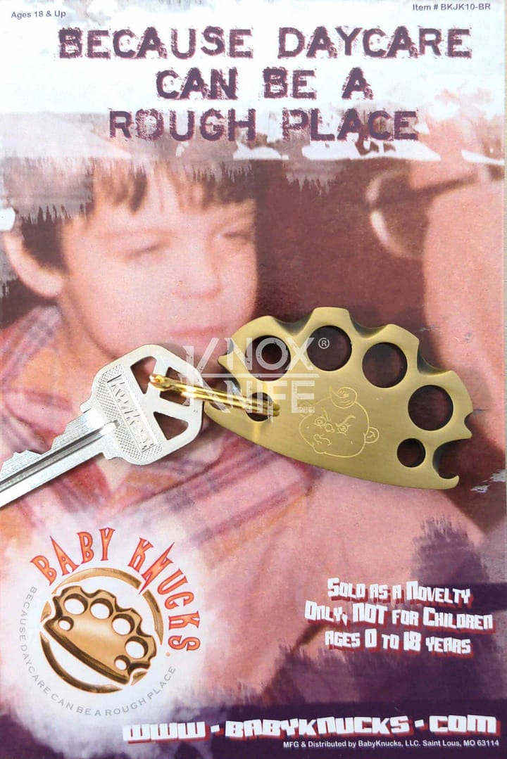 BabyKnucks Baby Brass Knuckles by KnoxKnives