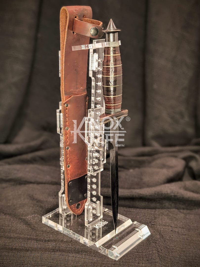 Al Mar Shadow Fairbairn Sykes Universal KNIFE & SHEATH Display Stand Knox Knives - Image 4