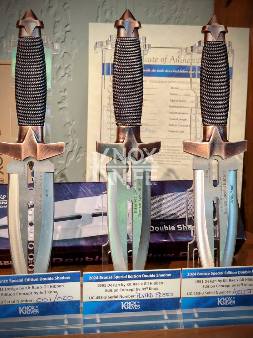 Bronze Special Edition Hibben Double Shadow - Mystery SN/20 by KnoxKnives - Image 7
