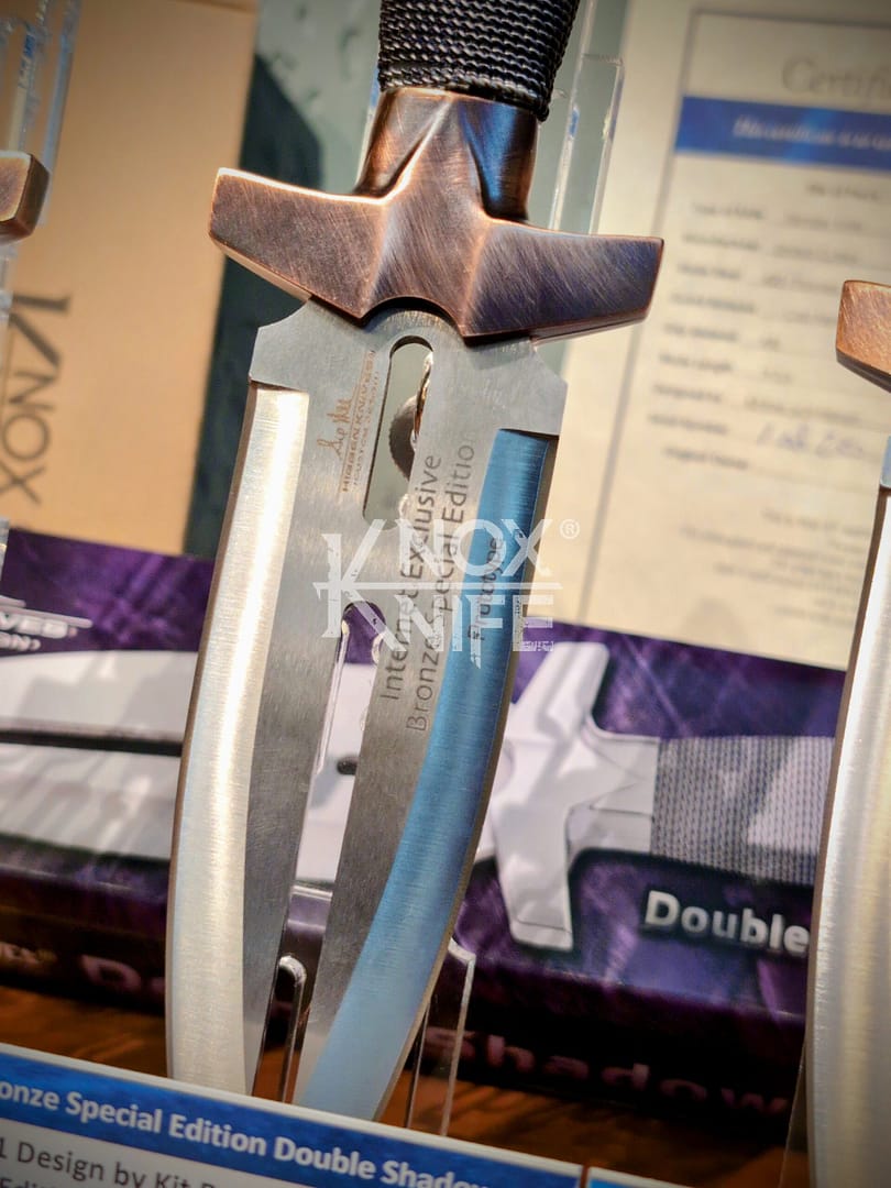 Bronze Special Edition Hibben Double Shadow - Mystery SN/20 by KnoxKnives - Image 9