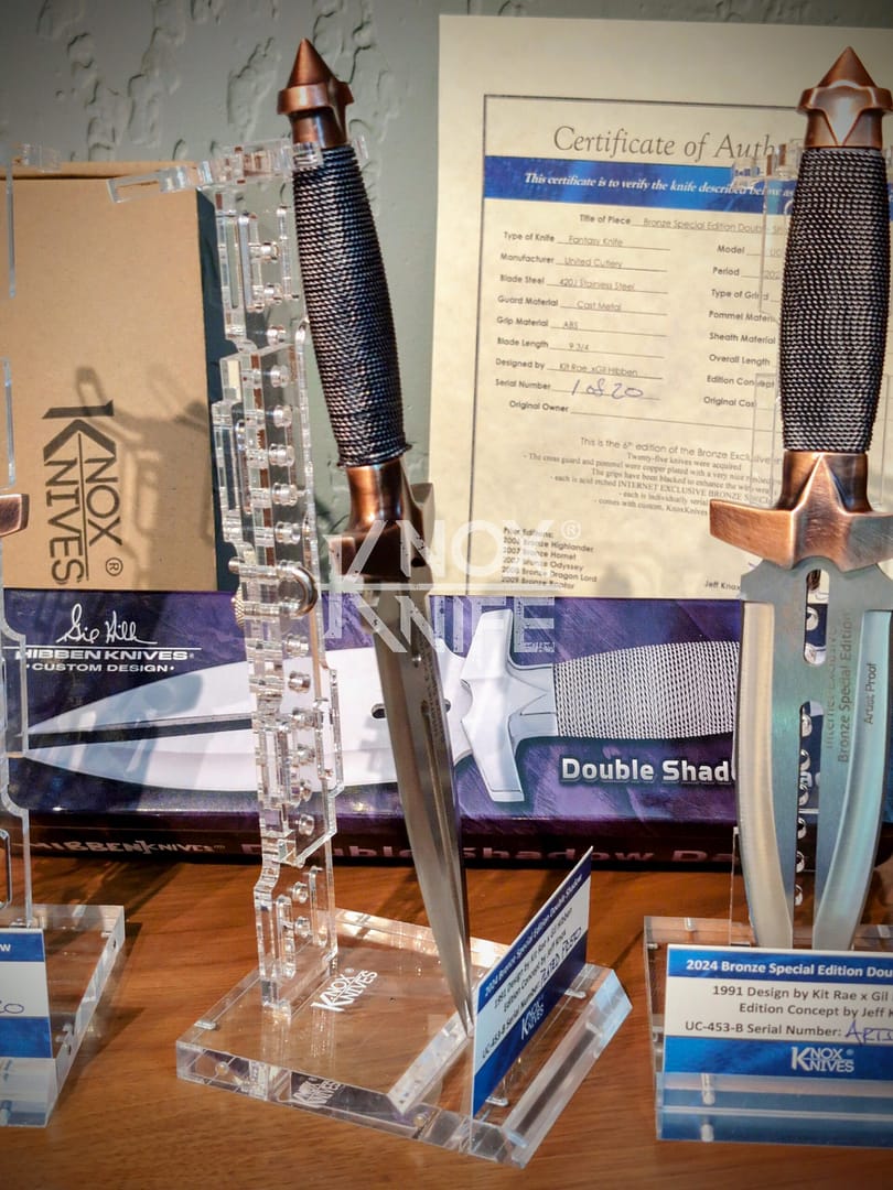 Bronze Special Edition Hibben Double Shadow - Mystery SN/20 by KnoxKnives - Image 8